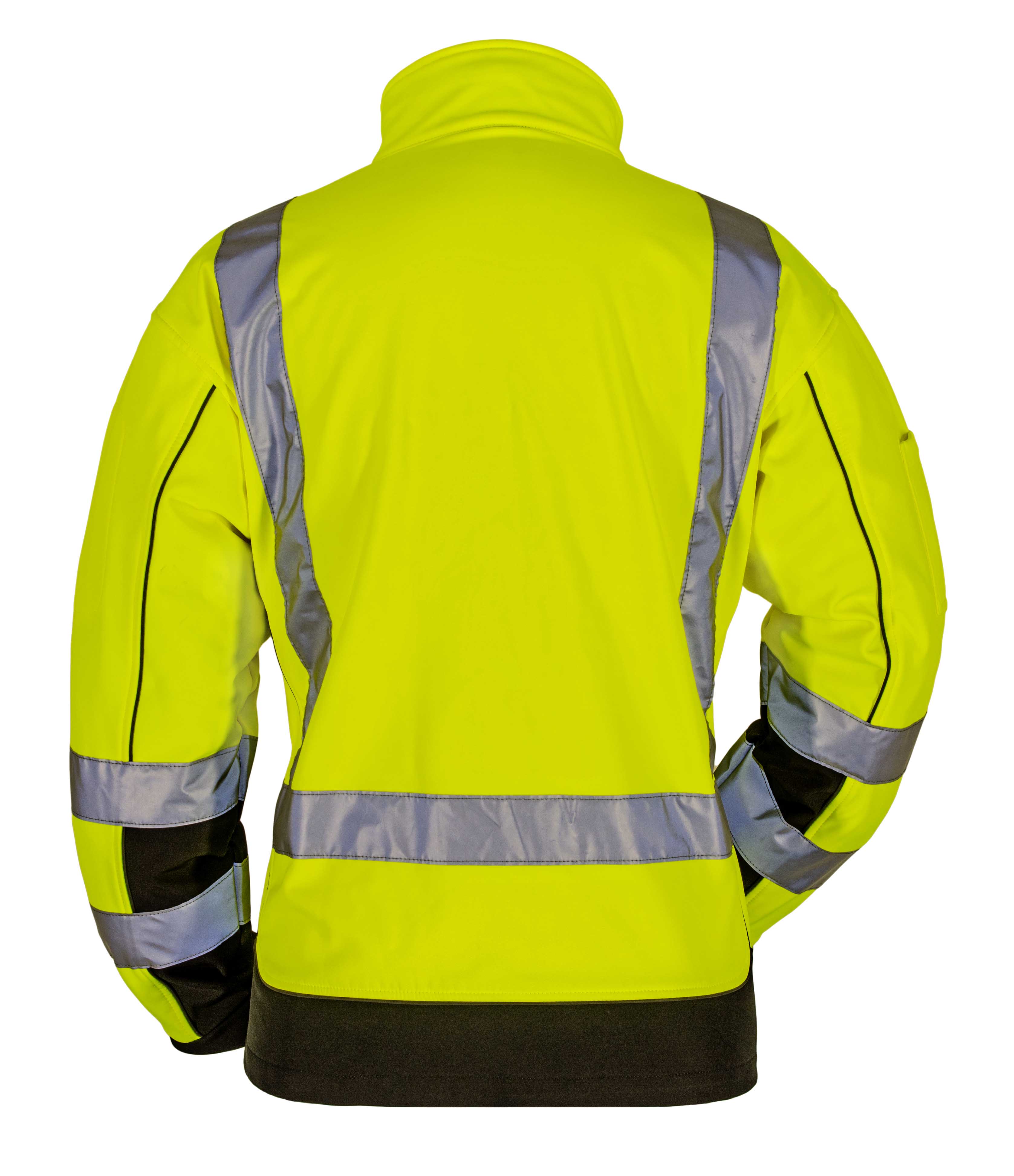 Picture of Max Apparel MAX622 Class 3 Softshell Jacket, Safety Green/Black